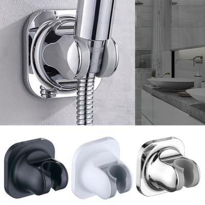 ללא חבטות בסיס מקלחת דביק עצמי צמוד קיר נגד החלקה נושא עומס גדול מתכוונן זווית מתכווננת תושבת מחזיק ראש מקלחת כף יד