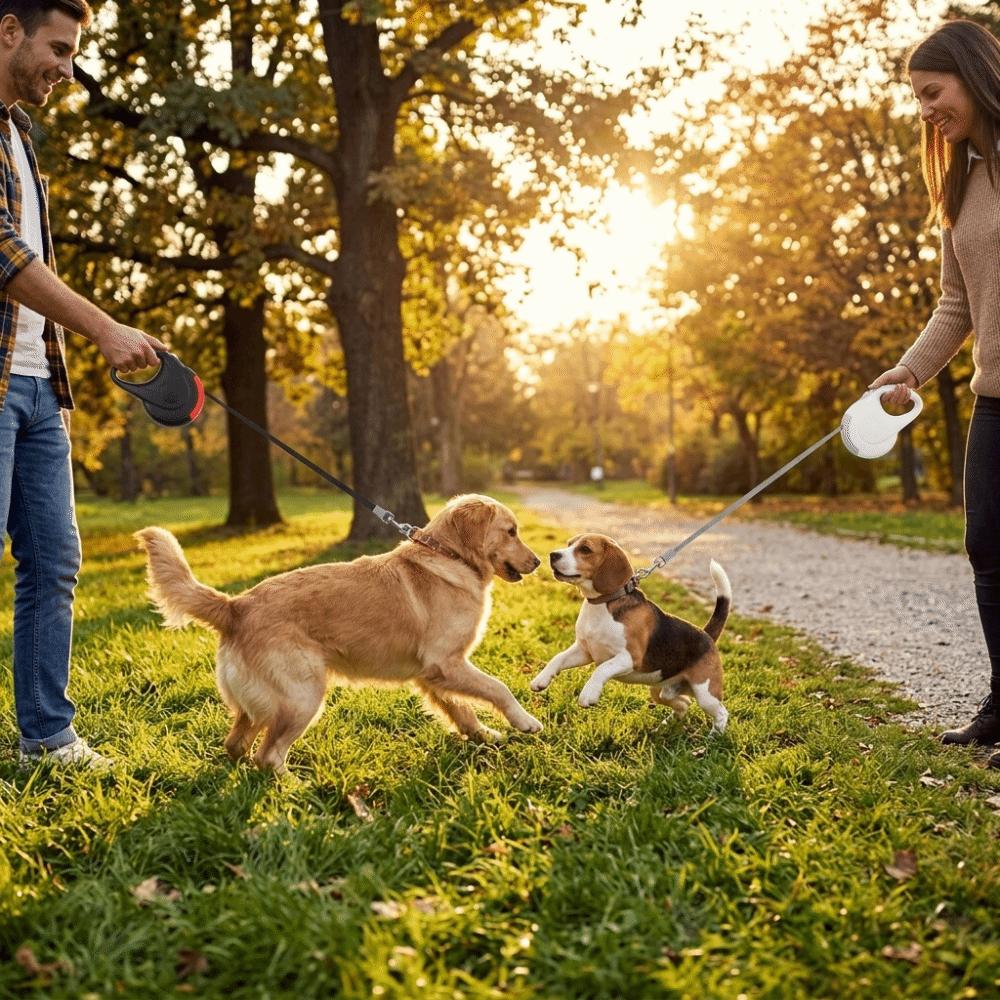 Adjustable Retractable Dog Leash Flexible Dog Traction Rope Pull Dog Leash Outdoor Walking