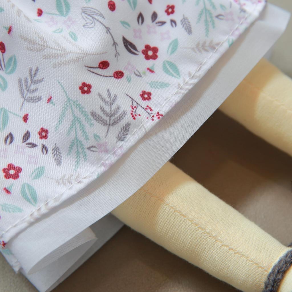 BlissfulPixie Waldorf Doll, Handmade Kiki, 30cm, Soft, Cute Plush Girl Doll, Perfect for Kids