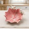 Bird Design Flower Storage Dish Multipurpose Table Decoration Bowl Jewelry Holder Case Ornaments Ceramic Vanity Tray