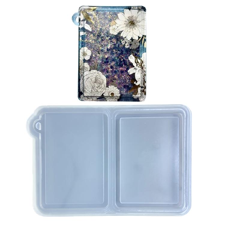 

Quicksand Resin Casting Mold,Resin Art Shaker Mold,Crystal Silicone Hollow Mold Pendant Mold Picture Frame Keychain Mold 1