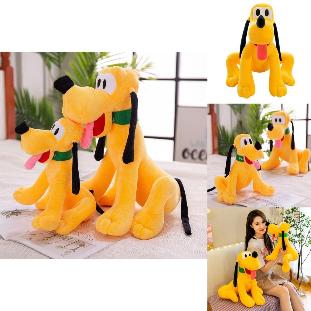 Disney Pluto Dog Animation Peripheral Plush Toy Doll Super Soft Short Plush Pp Cotton Filling Perfect Home Decoration