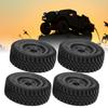 4pcs Professional Plastic Rubber Tire RC Accessory Upgrade Parts Fit for MN86 RC Car