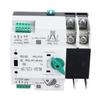 Interruptor de transferência de energia dupla, comutação rápida automática 230V AC 100A para fábrica doméstica
