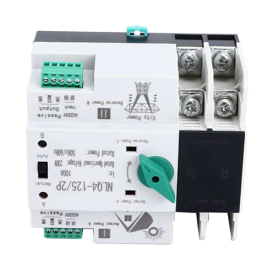 Transferschalter Dual Power, schnelles Schalten, automatisch, 230 V AC, 100 A für Heimfabrik