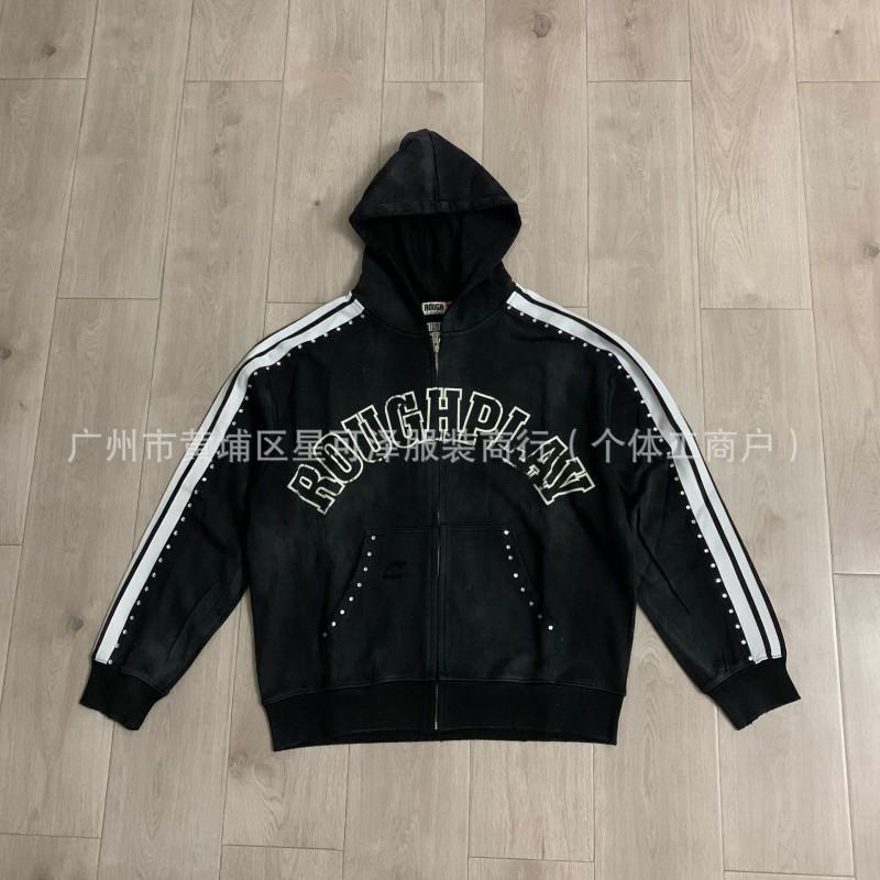 RoughPlay Tracksuit Mens Hip Hop Hoodie Sweatshirt Casual Pants Set Streetwear