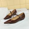 Fashion Designer Vintage Spring Women Mary Jane Shoes Fashion Shallow Buckle Shoes Elegant Low Heel Shoes Zaptos Mujer