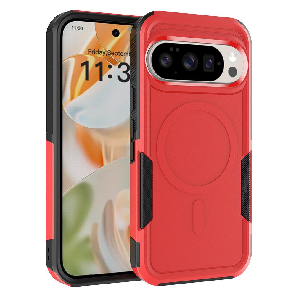 Military Grade 2-IN-1 Shockproof Case For Google Pixel 10 Pro XL 9 8 8A 7 7A 6 6A Magnetic Charge Heavy Duty Armor Rugged Cover
