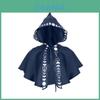 Mantello con Cappuccio Medievale Stampato Versatile Unisex per Spettacoli Teatrali e Cosplay