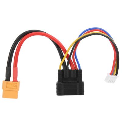 For TRX‑3S Plug To XT60 Connector Lipo Battery Charger Adapter Cable for RC Car Plane