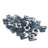 10pcs Car Motorcycle Scooter ATV Moped E-bike Plastic Cover Metal Retainer 6mm U-Type Clips with Nut M6