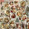 Vintage Christmas Stickers - 36 Cute Designs for Laptop & Journal DIY Decoration