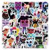50 Game Dandy's World Cartoon Character Stickers - Waterproof for Scooters, Helmets, Phones