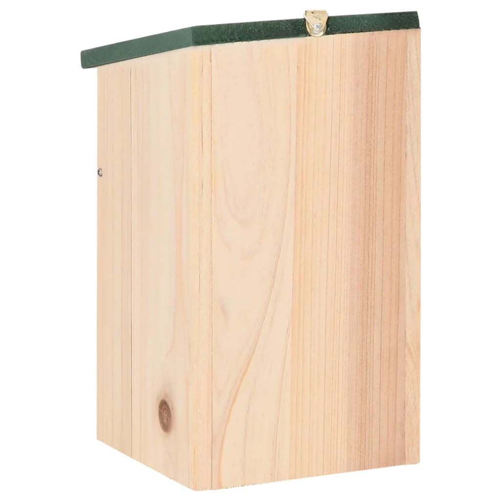 vidaXL Birdhouses 4 Pcs. Wood 12x12x22 Cm