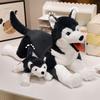 Cartoon Lying Dog Plush Doll Pillow Simulation Cute Labrador Husky Animal Stuffed Toy Home Decoration Gift For Children