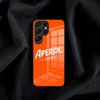 A-Aperol S-Spritz Pouzdro na telefon Pro Samsung S26 S25 Edge S24 S23 S22 S21 S20 Ultra Plus FE Skleněný kryt