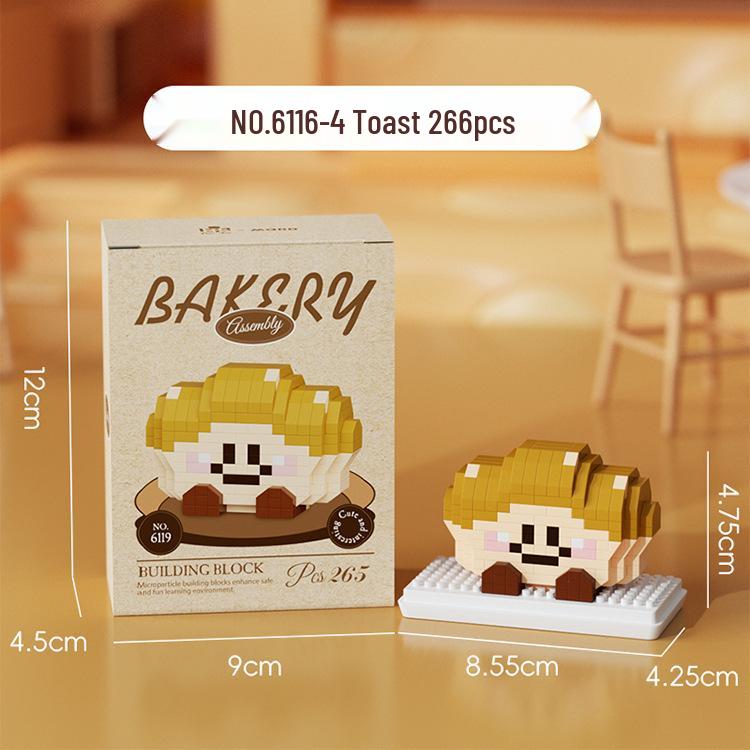 Lego-Compatible Birthday Cake Building Set: Swiss Roll Toy for Kids - Perfect June 1st Gift