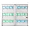 Keys Management Box, security key box with Combination Lock, 48Keys Colorful Tags, Metal