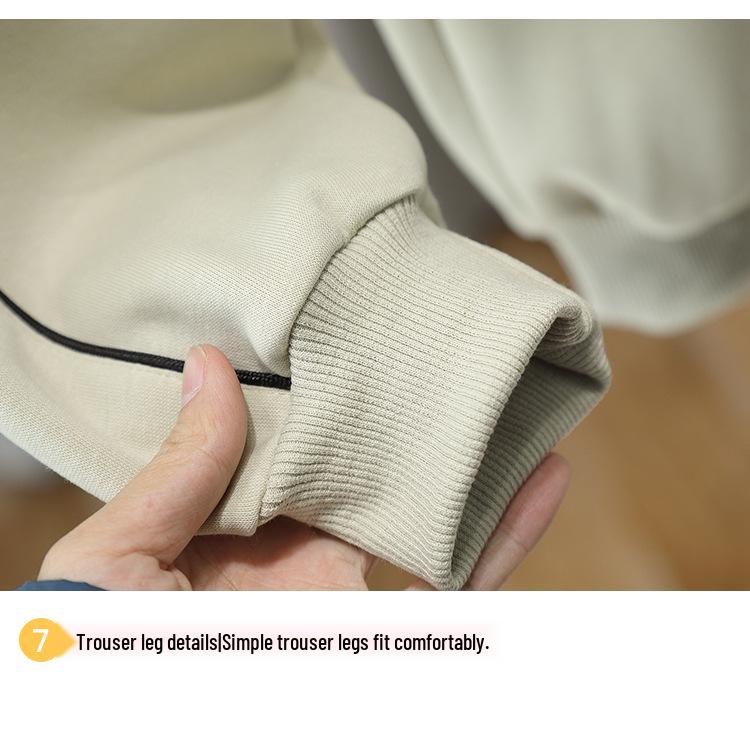 Korean Style Toddler Boys' Letter Cardigan Jacket & Pants Set - Spring/Autumn Collection