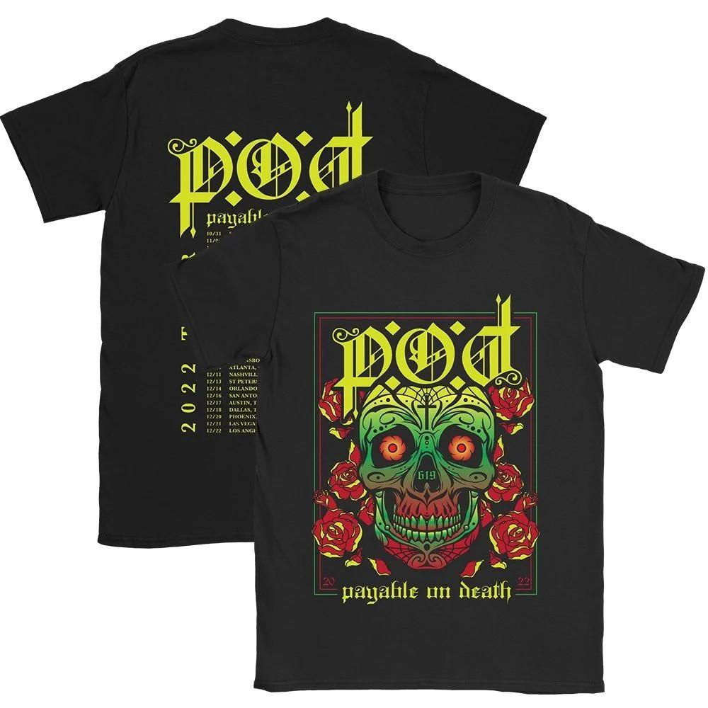 2 SIDES Payable On Death POD Band 2022 Tour Shirt Black Unisex S-5XL EM0673 S