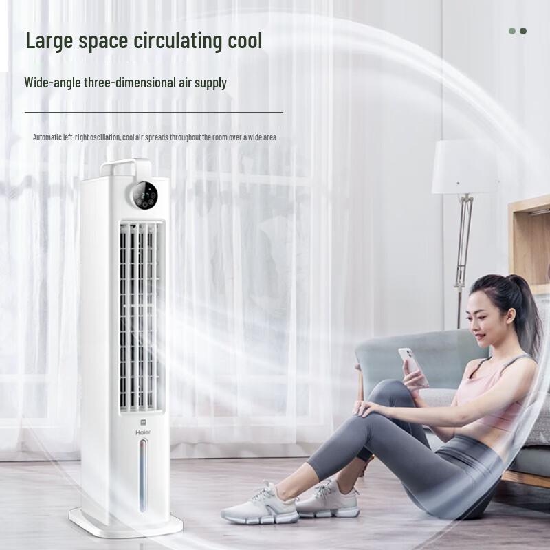 Haier Evaporative Air Cooler Tower Fan CN plug (adapter included)