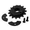 Pignone Anteriore in Acciaio per Moto 15T per XR650L XR 650 L Adatto ai Modelli dal 1993 al 2009 e dal 2012 al 2025 Trattato Termicamente per Durata
