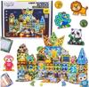 Woopie Magnetic Constructor Glowing 3D World of Animals, 124 Pieces