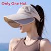 Summer Sun Protection Hat For Women With Large Brim Foldable Uv Shield Polyester Outdoor Sun Hat