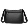 Bolso bandolera informal de gran capacidad para mujer, bolsos de hombro tipo bandolera de piel sintética, bolso de viaje de Color sólido, Bolsa femenina