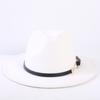 Popular European and American Classic Simple Flat-brimmed Top Hat Men's and Women's Fashionable and Elegant Versatile Jazz Hat Top Hat