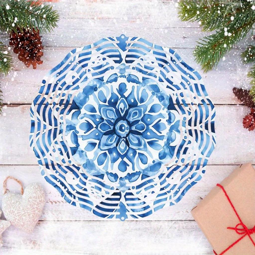 Colorful Dragonfly 2D Wind Spinner Metal Outdoor Decor for Garden Patio Yard Vibrant Wind Chime Thanksgiving Christmas Holiday Decoration