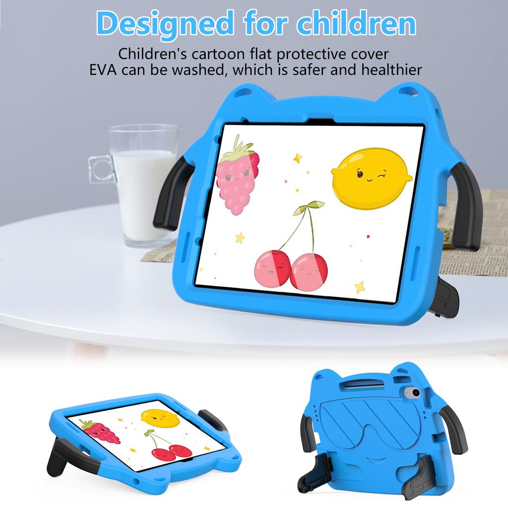 For iPad Air 11 (2025)/(2024) Case EVA+PC Protective Kickstand Tablet Cover Child-Friendly