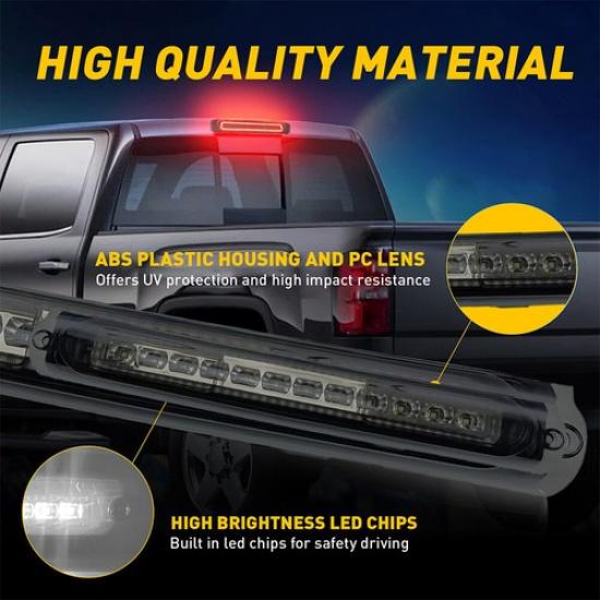 For 97-2003 Ford F150 00-05 Ford Excursion LED 3Rd Third Brake Lights Cargo Lamp