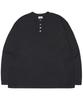 Nomaenyueol Henley Neck Knit Long Sleeve - Black