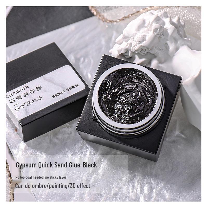 

Японский 3D черно-белый гель для нейл-арта, микро-резьбы и матовых дизайнов. чёрный