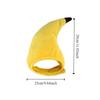 Adjustable Banana Cat Head Cover Cute Pet Headwear Funny Role-Playing Costume  Pet Party