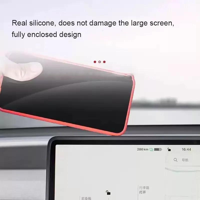 14.6" 15.4" 15.6" Car Navigation Screen Protective Silicone Cover For CHANGAN DEEPAL S7 S08 SL03 L07 S05 Decoration Accessories