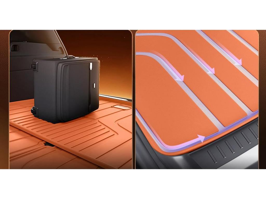 AITO M7 Trunk Floor Mats for Huawei Model TPE26 - Five/Six Seat Decorative Accessories