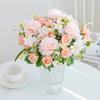 Artificial Flowers Silk Roses Wedding Wreath Home Room Festival Decoratio Vase Bridal Bouquet Outdoor Yard Garden Arch DIY Gifts