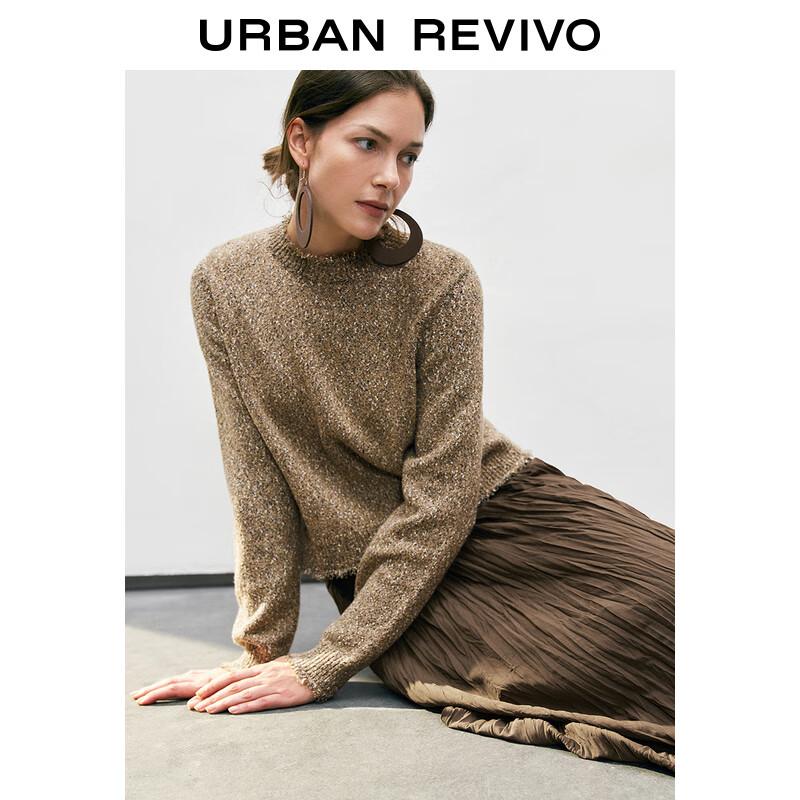 UR Women's Autumn/Winter Textured Knit Sweater
