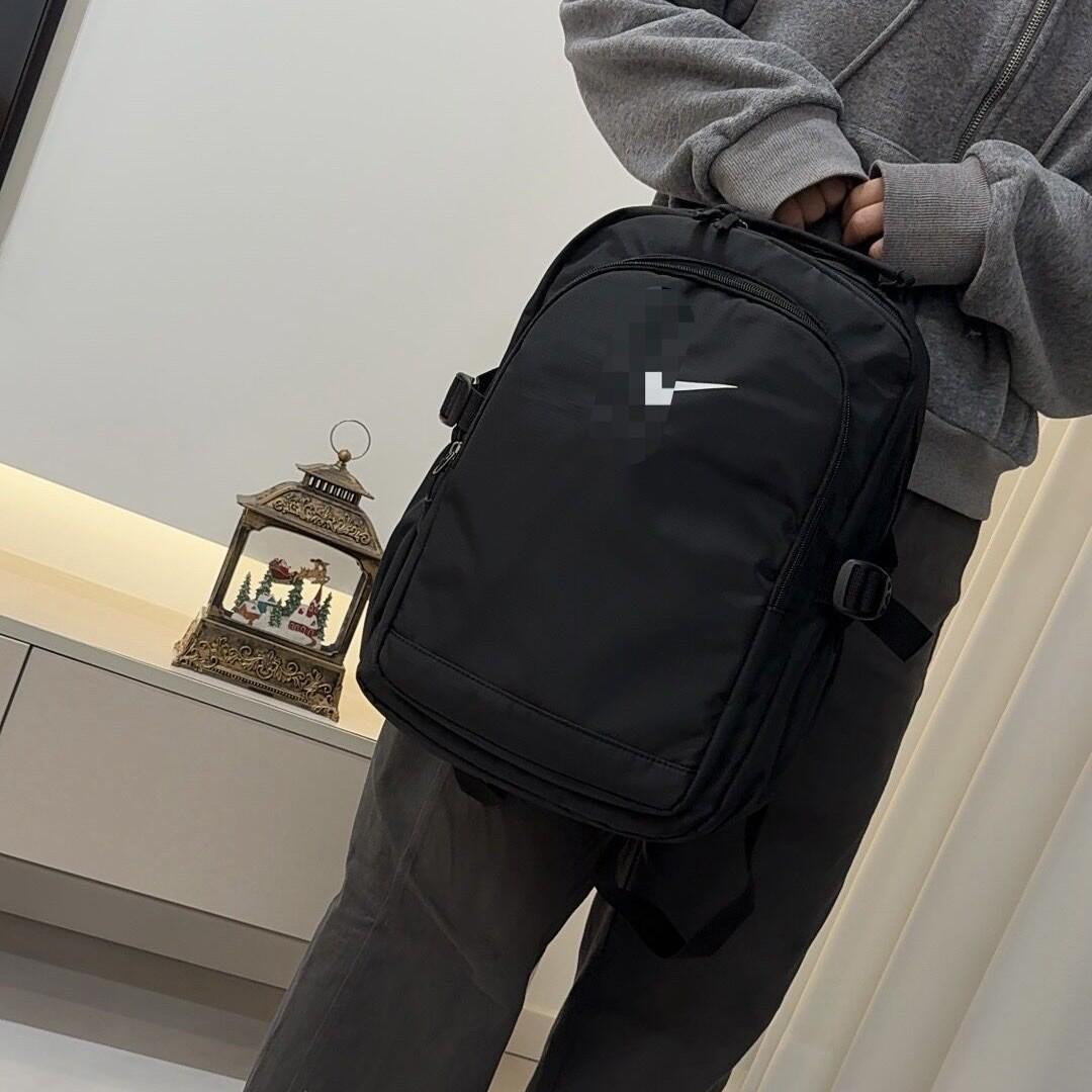 

Fashionable NK Unisex Lightweight Campus Backpack for Students, Casual Travel & Sports - Large Capacity 25x37x14 cm чорний