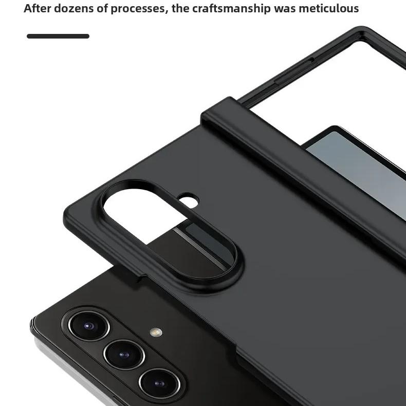 Skin Feel Slim Case for Samsung Z Fold 7 Flod 6 5 4 3 5G Zflod 5 flod4 Candy Plastic Fold Shockproof Hinge Protection Hard Cover