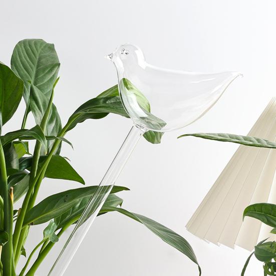 Glob de Sticlă cu Auto-Udare Pasăre Drăguță Fluture Globuri de Udare Automată Insert pentru Ghiveci Dispozitiv de Udare a Plantelor pentru Plante de Interior Udare în Vacanță