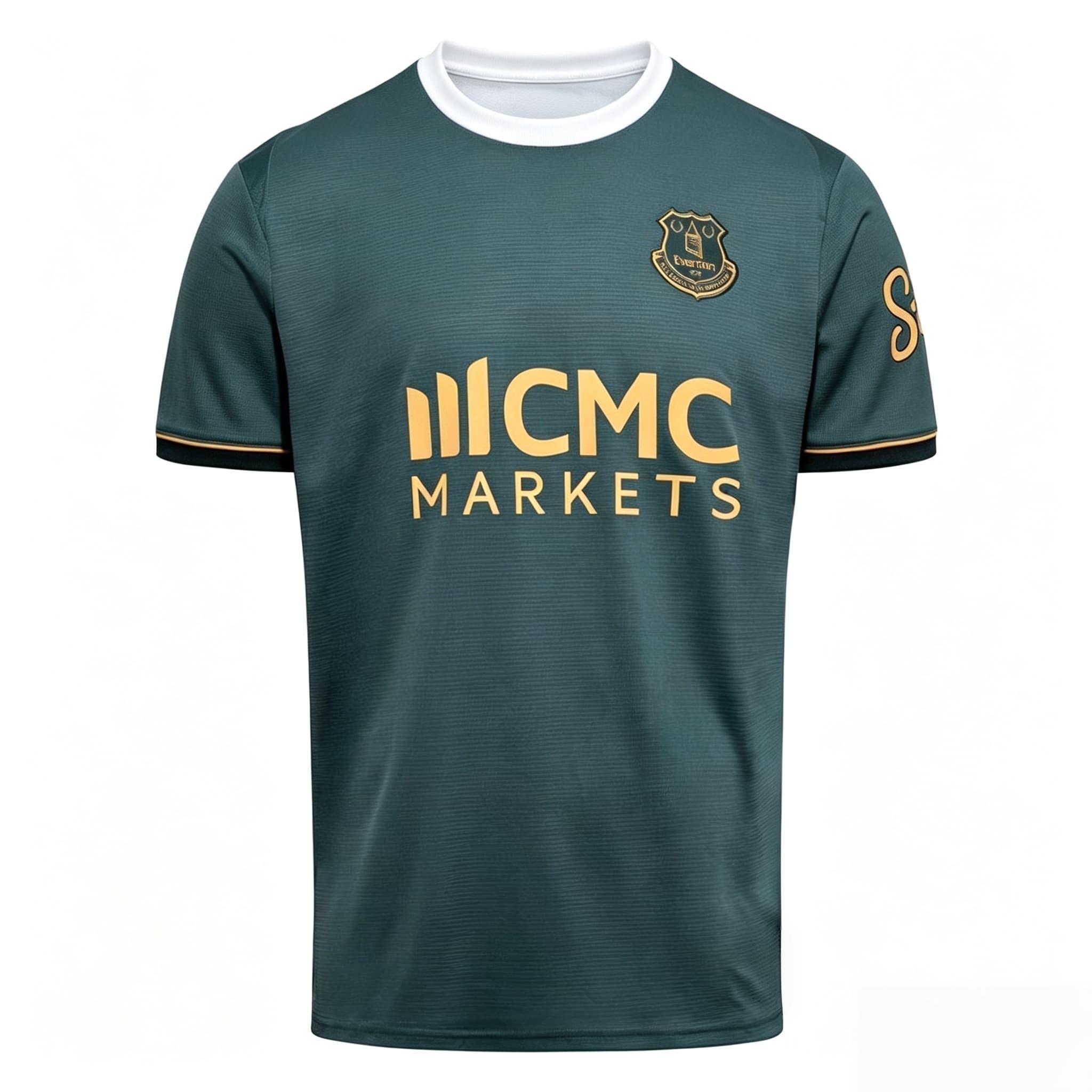 2026 Neues Heißes Y2k Herren Everton Heim Blau Fußballtrikot Kurzarm Atmungsaktiv Fußballhemd Fan-Version L