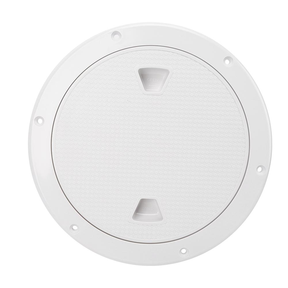 ABS Boat Deck Inspection Access Hatch Cover Non Slip Anti Corrosive Screw Out Round Plate(6in )