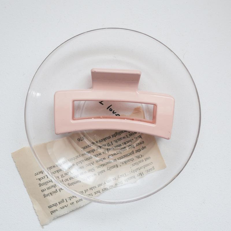 Vintage Claw Clip Hair Clips Colorful Solid Color Geometric Shape Hair Clips for Women Hair Claw Hairclip Girls Hair Accessories