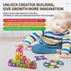 Magnetic Tile Constructor, 30 Pieces, 4 Shapes, Multi‑colored, Educational Toy for Children, Storage Box, Wheels and Instructions As a Gift.