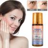 1/2Pcs 50ML Organic Castor Oil with Rose Quartz Roller Travel Nourishing Moisturizing 1.7 Fl Oz Pure Extra Virgin Roll-on Castor Oil