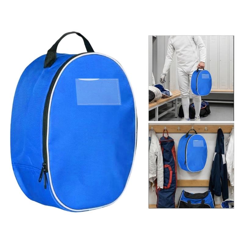 Oxford Cloth Fencing Mask Bag Sport Gears Pouch Fencing Helmet Storage Bag For Secure Transport And Storage Enduring