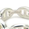 Used HERMES Ring ChÃ©ne Dunkel Anchene EU#55 55 Silver925 5.5g Silver Accessories